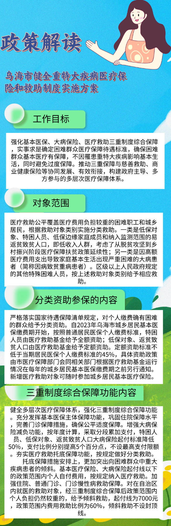 乌海市健全重特大疾病医疗保险和救助制度实施方案